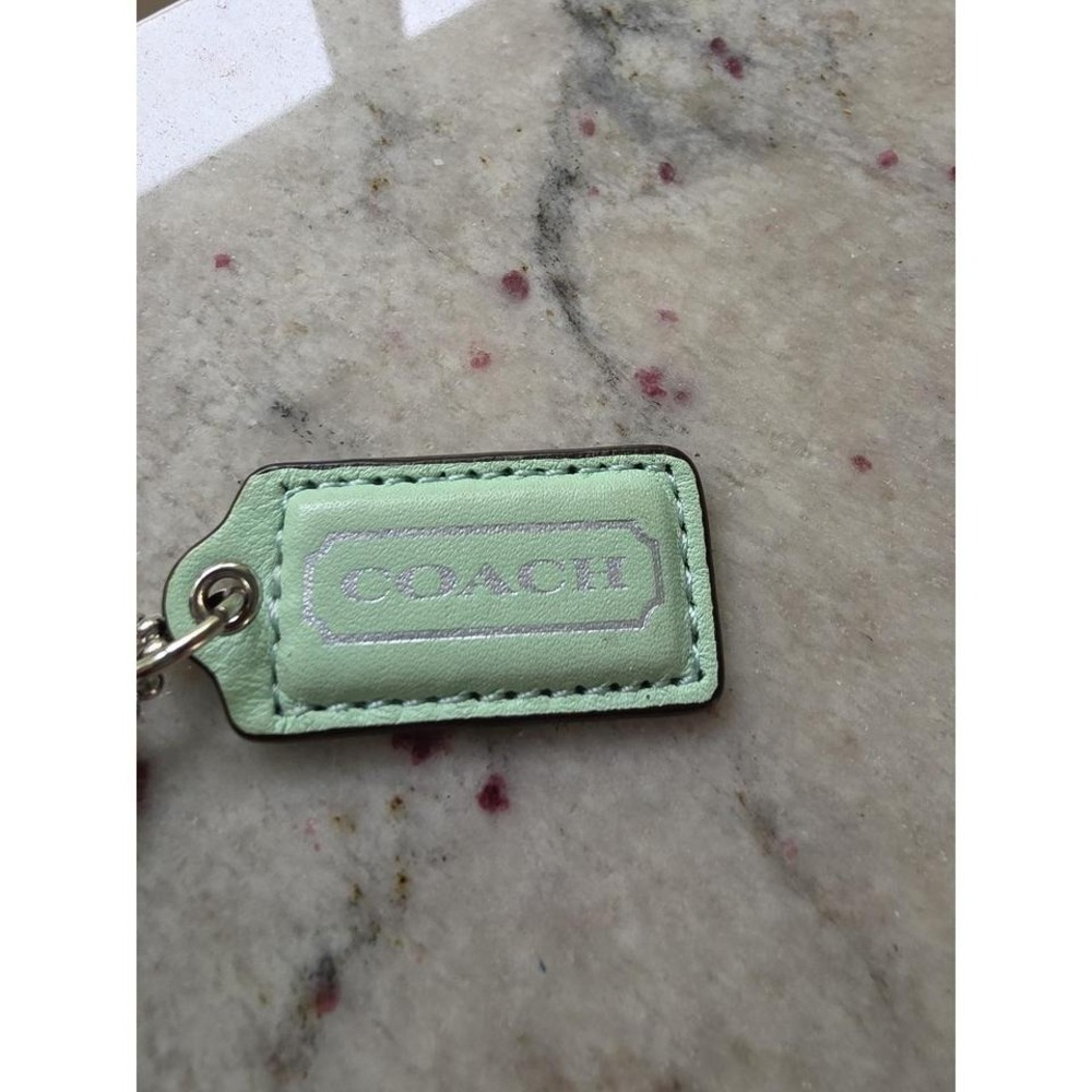 Vintage Coach bag charms (3) black, mint, and tan - Picture 6 of 7